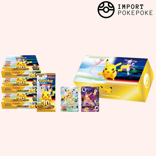 Long Card Box Set — 30th Celebration Pokémon TCG — Special 30th Anniversary Edition